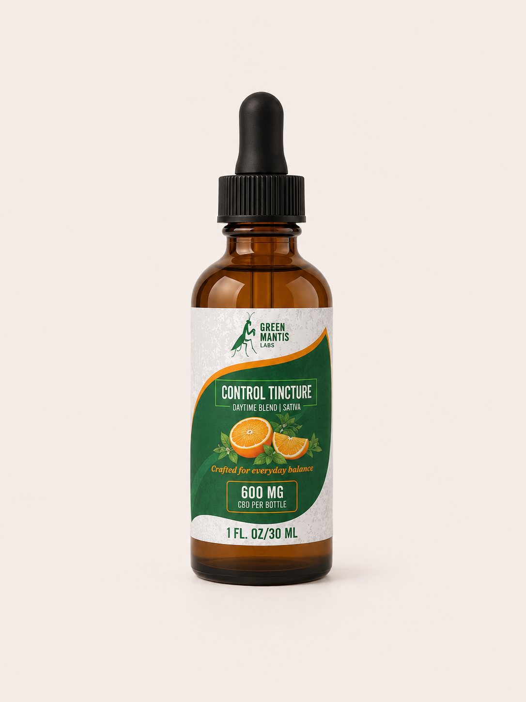 Green Mantis Control CBD Tincture | 1000mg CBD